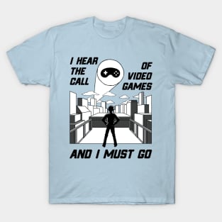 Boy Gamer Video Games Calling Boy Gamers Gift T-Shirt